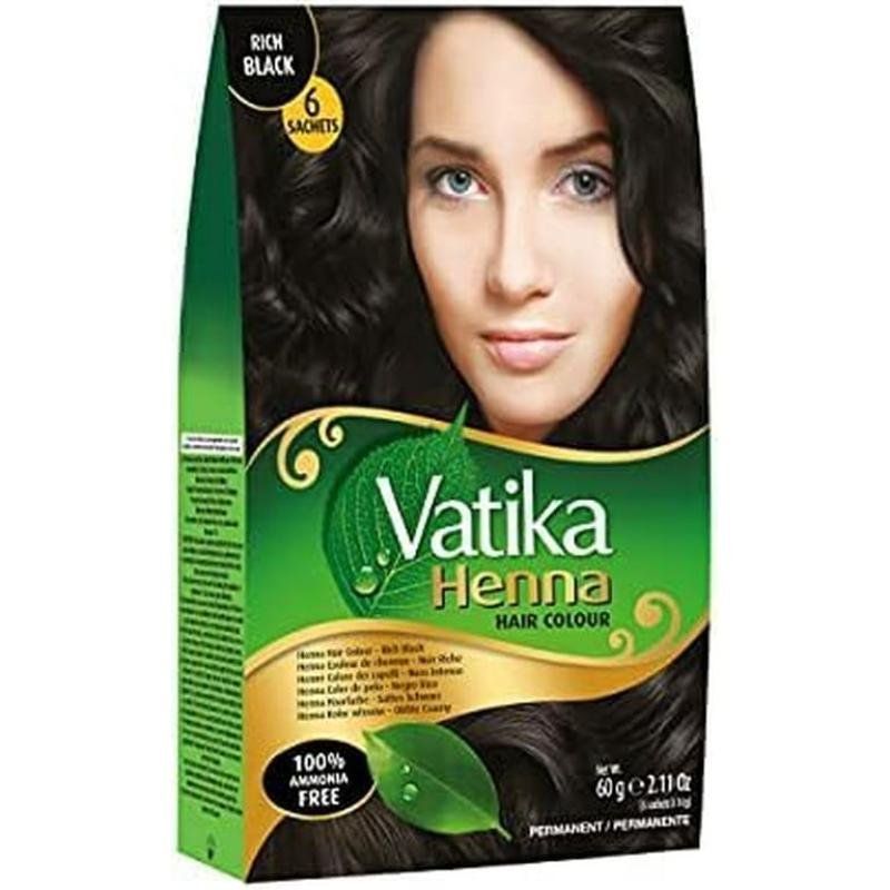 Dabur vatika henna hair colour (nat black) 60 gr