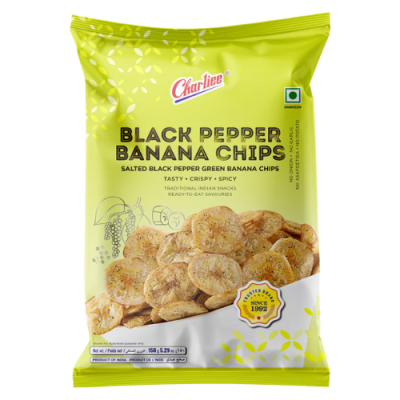 Charliee black bannana chips 150g