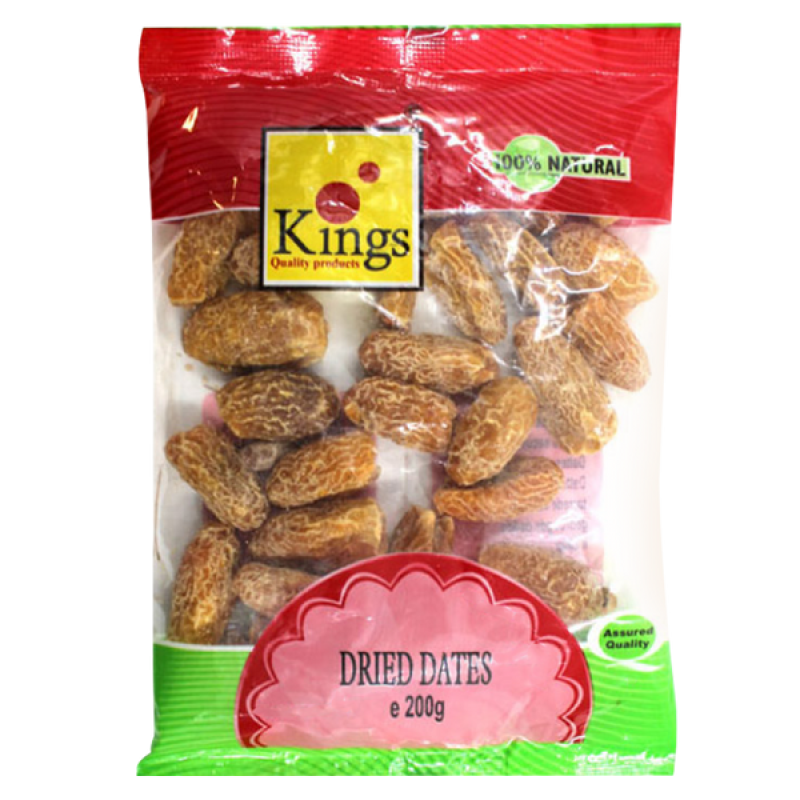 Kings dried dates 200g