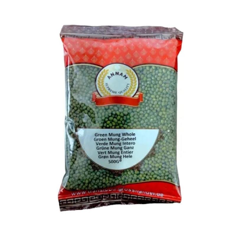 Annam green moong whole 500gm