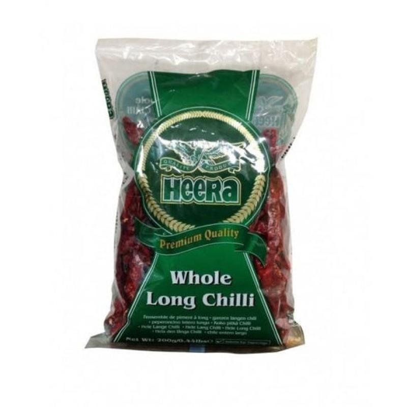 Heera chillies whole long  200 gr