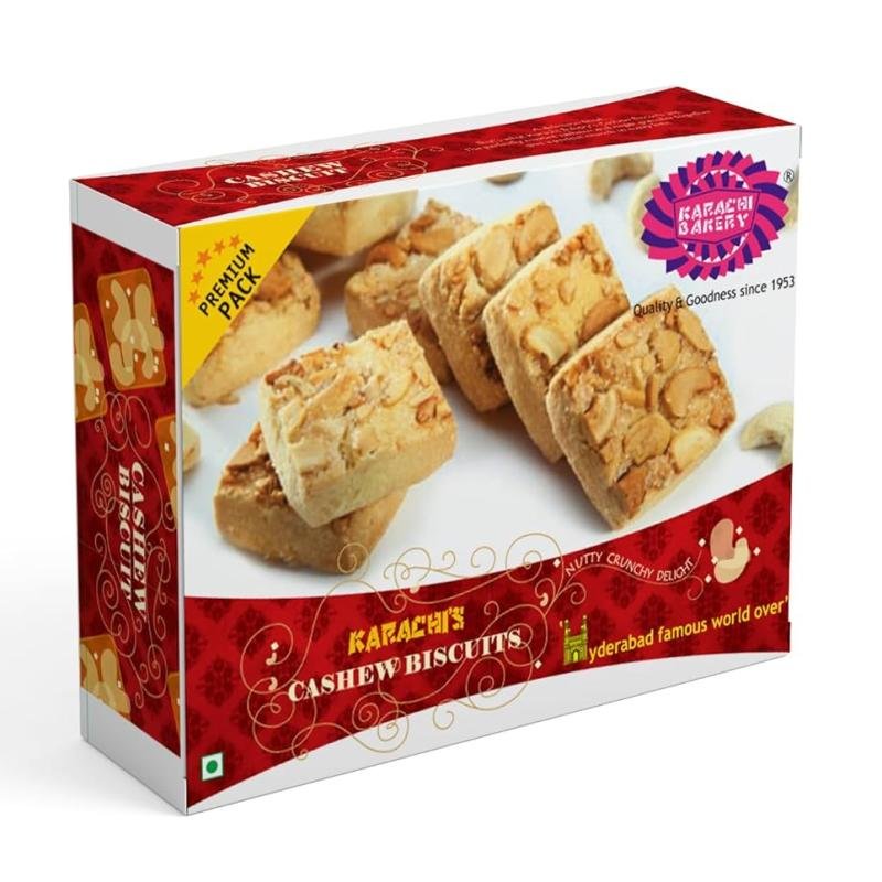 Karachi bakery vegan cashew biscuits  400 gr