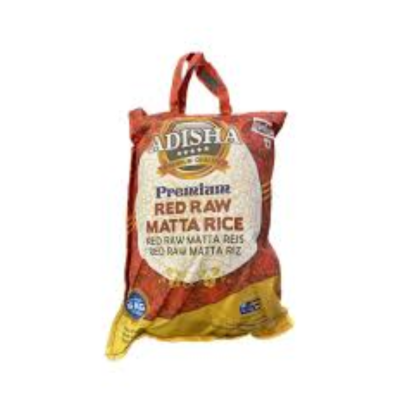 Adisha red raw rice 5kg