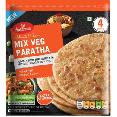 Froz haldiram mix veg paratha