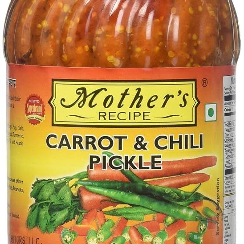 Mother`s carrot and chilli pickle 500g