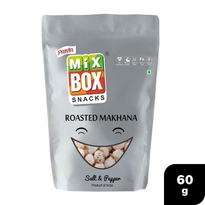 Mix box roasted makhana salt & pepper 60gm