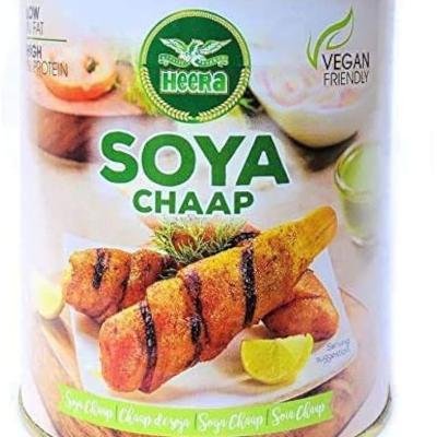 Heera canned soya chops 800g