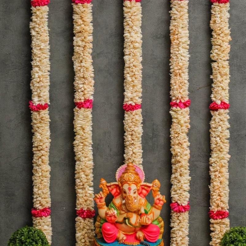 Ganapati garlands for puja(big)