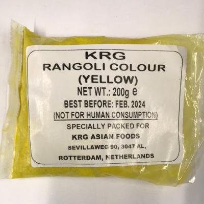 Krg rangoli yellow colour 200g