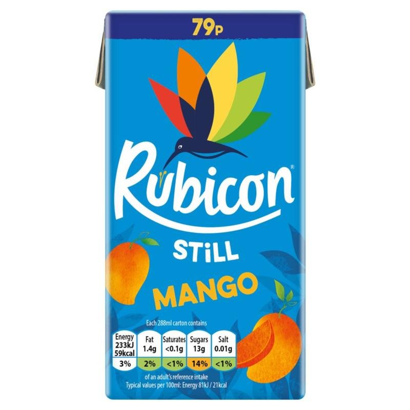 Rubicon mango 288ml