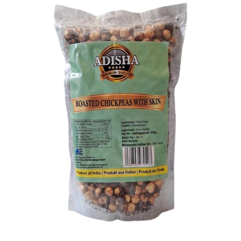 Adisha roasted chickpeas with husk without salt 250gm