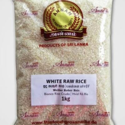 Annam white raw rice polished 1kg