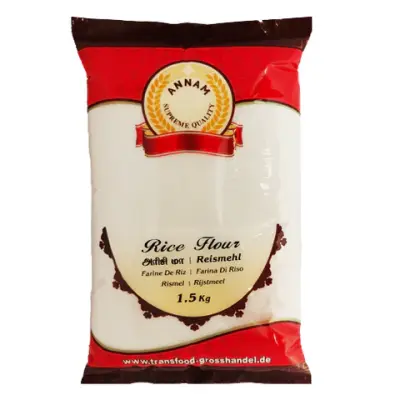 Annam white rice flour unroasted 1.5kg