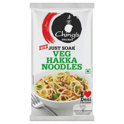Ching's veg hakka noodles just soak 140gm