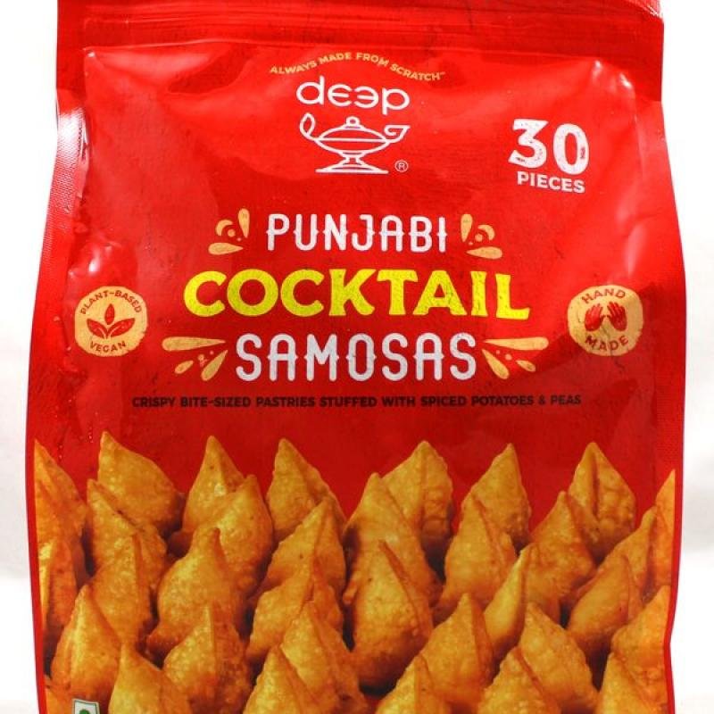 Deep frz punjabi cocktail samosas (30 pcs ) 690 gm