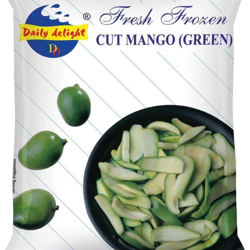 Froz dd cut mango green  454g