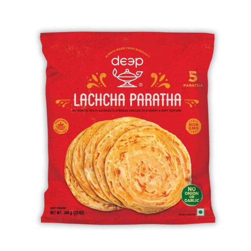 Froz deep lachcha paratha 340g