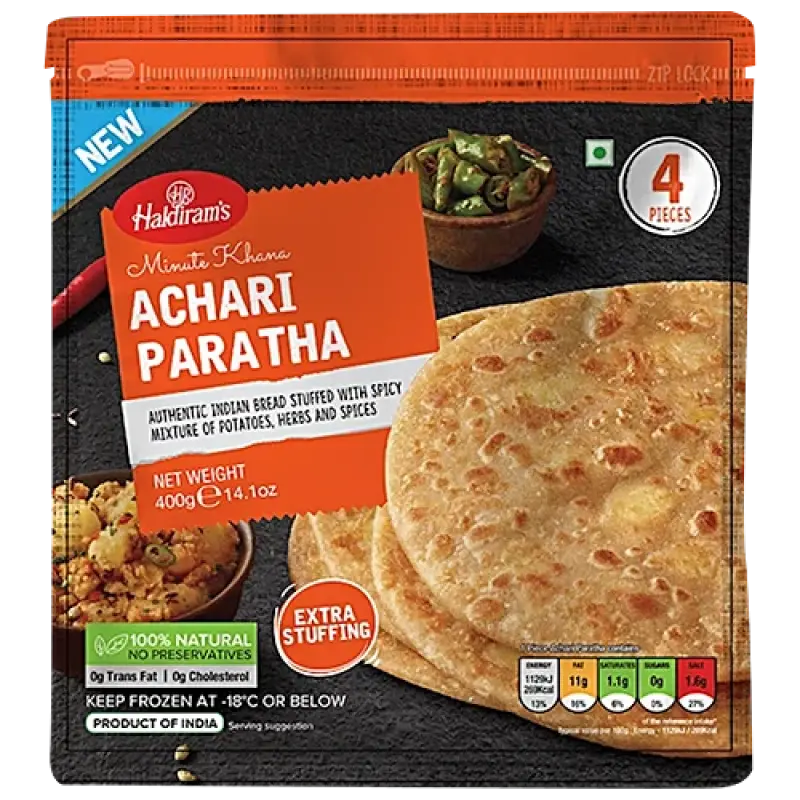 Froz haldiram aloo achari paratha