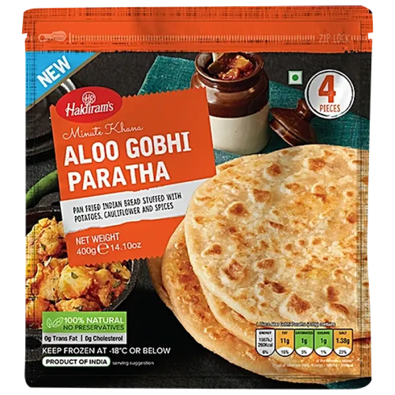 Froz haldiram aloo gobi paratha 400g