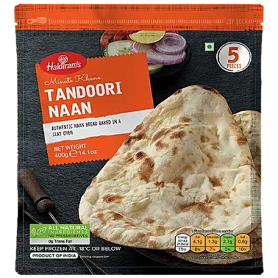 Froz haldiram tandoory naan 400g