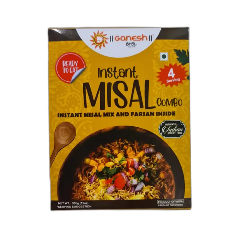 Ganesh bhel misal family pack (heat & eat) 350gm