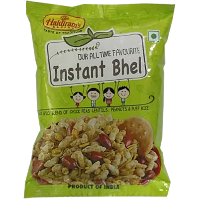 Haldirams bhel 2 minute