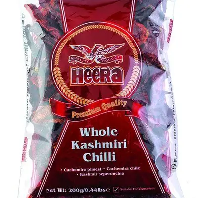 Heera whole kashmiri chillies 200gr
