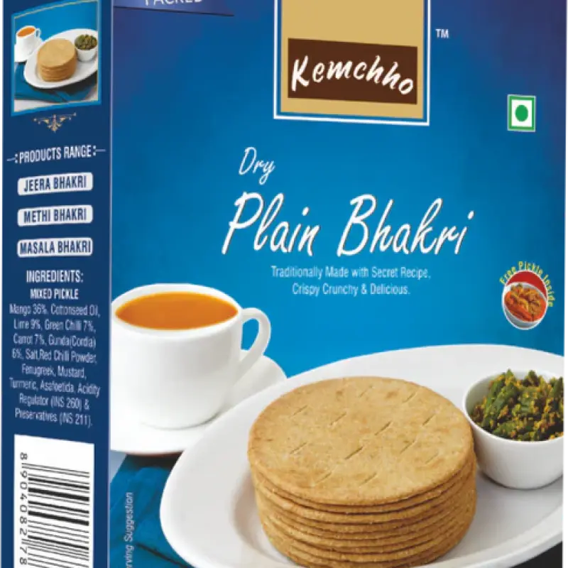 Kemchho dry plain bhakri 200g