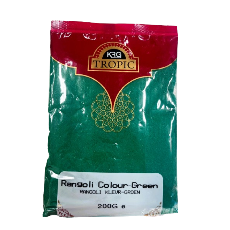 Krg rangoli green colour 200g