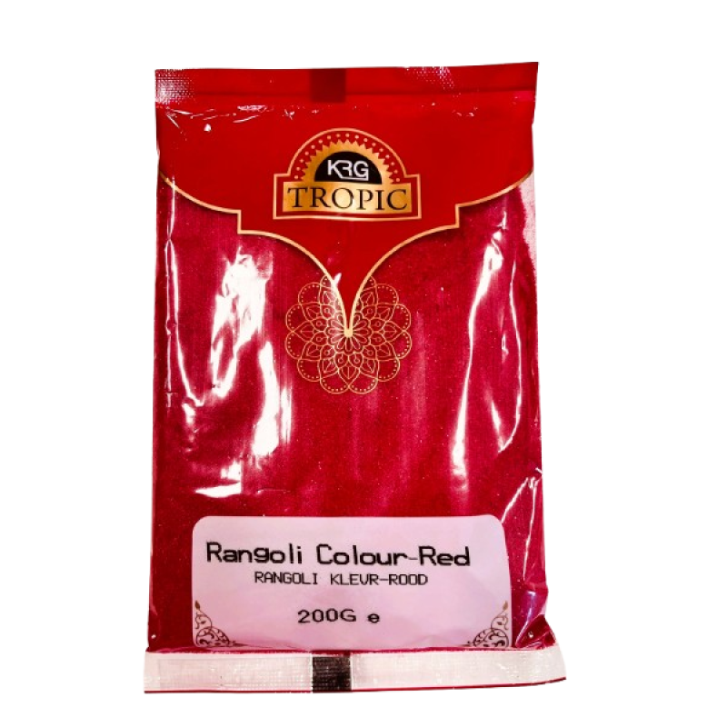 Krg rangoli red colour 200g