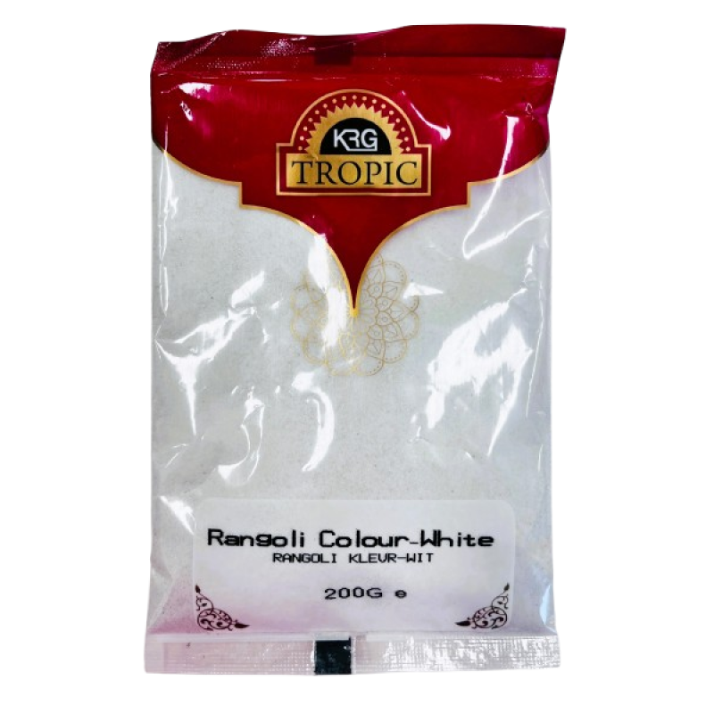 Krg rangoli white colour 200g