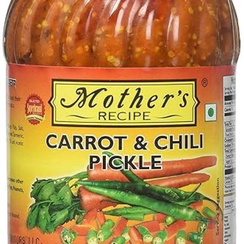 Mother's carrot & chilli pickle 500g
