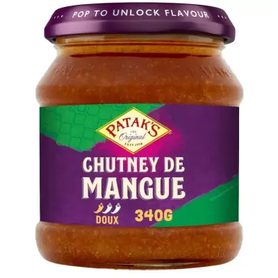 Patak's chutney de mangue 340g