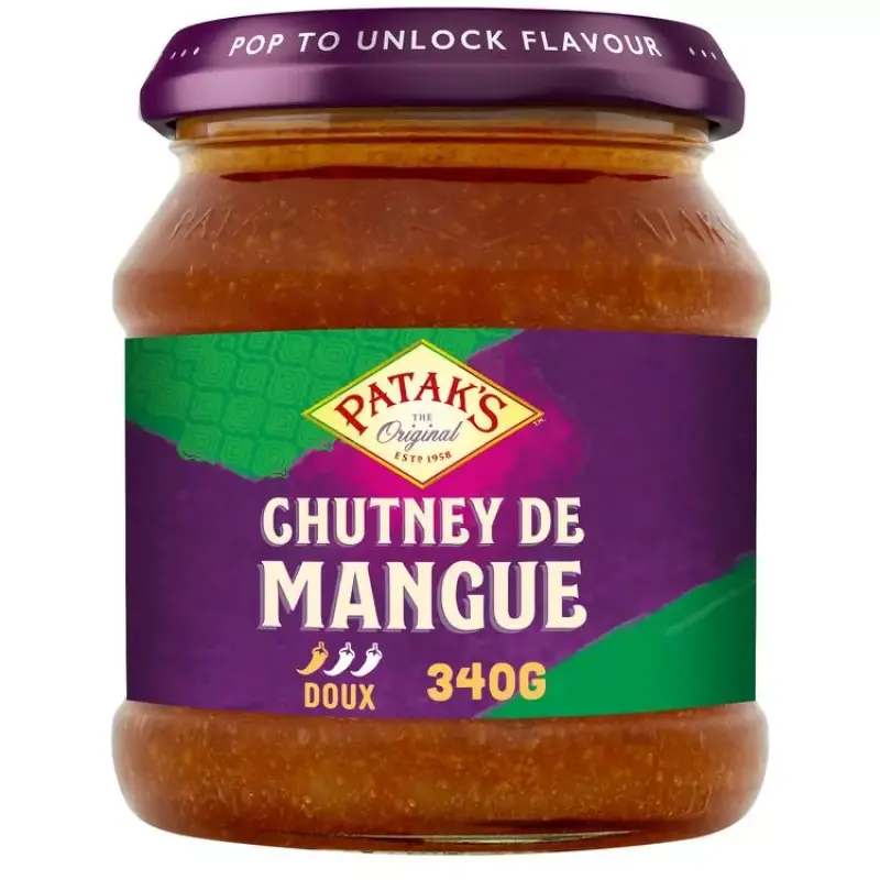 Patak's chutney de mangue 340g