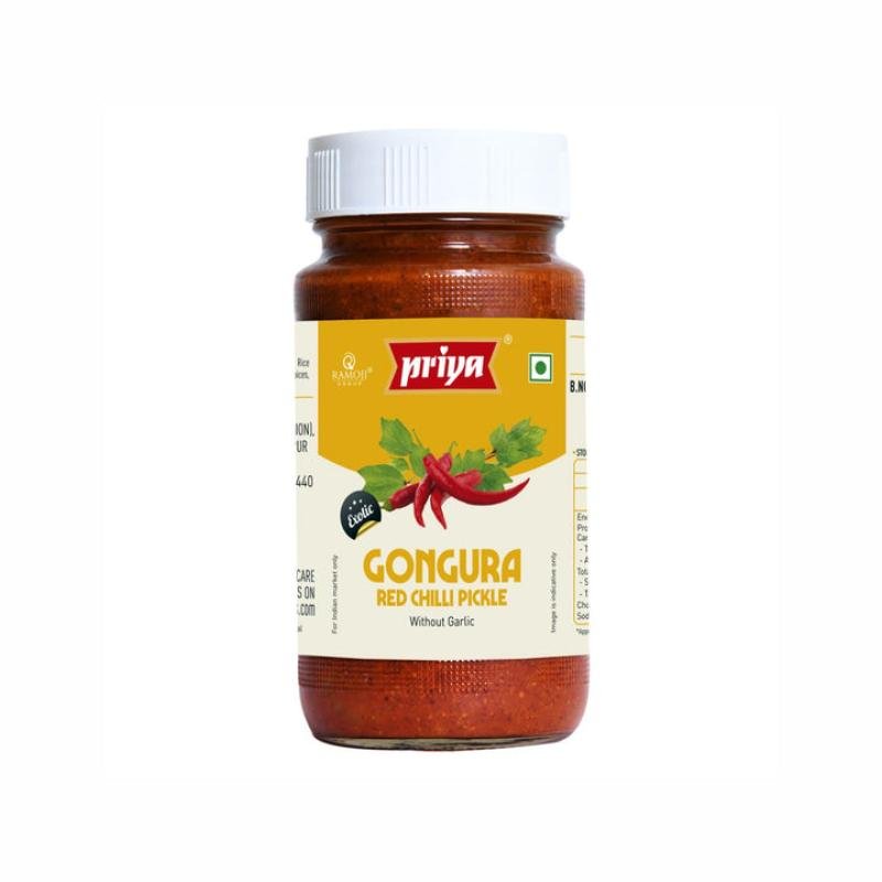 Priya gongura red chilli pickle 300gm