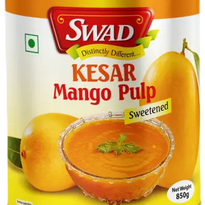 Swad kesar mango pulp 850g
